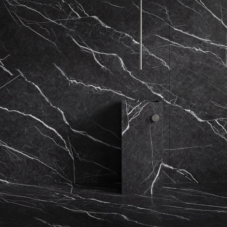 Nero Marquina Natural Stone Honed Marble Tile
