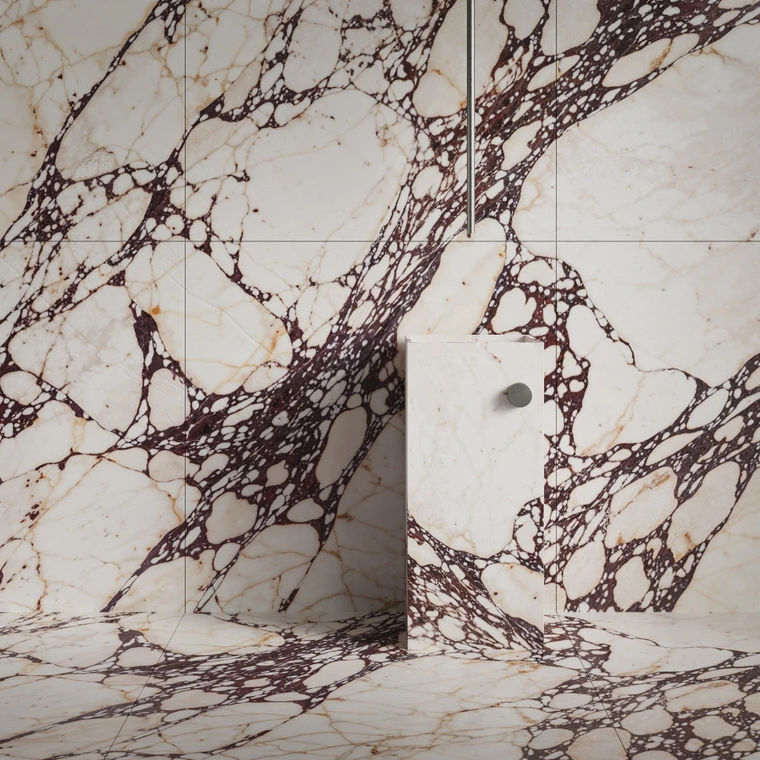 Calacatta Voila Natural Stone Honed Marble Tile
