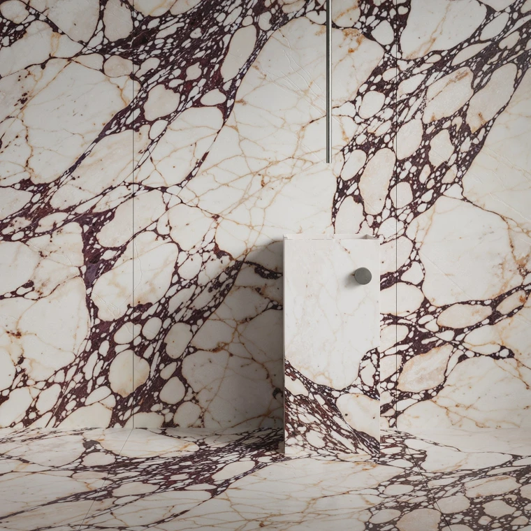 Calacatta Voila Natural Stone Honed Marble Tile