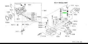 PK10 Pao needle valve set - Genuine part