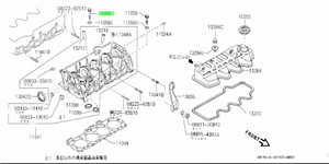 FK10/PK10/BK10 cylinder head bolts (5 req'd) - Genuine part