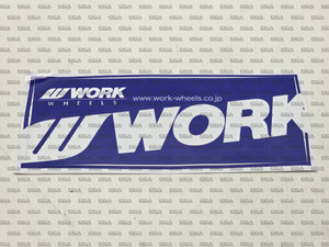 Work wheels japan sticker 190mm x 80mm