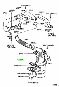 CR31/CM85 Liteace air filter - Aftermarket part