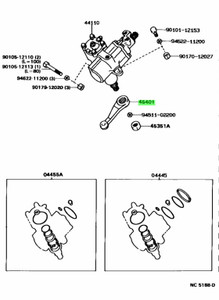 LN130/KZN130 Hilux Surf pitman arm - Aftermarket part