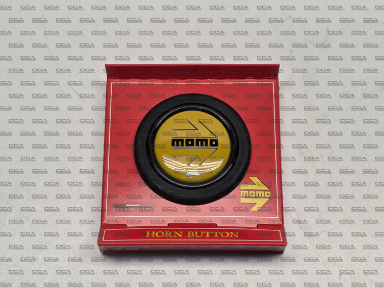 MOMO Yellow Horn Button