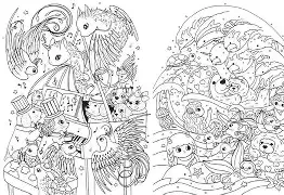 A Million Puppies, Paw-Some Pooches to Color by Lulu Mayo