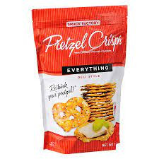 Pretzel Crisps Everything Deli Style 3 oz Bag