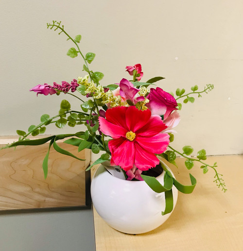Pink Petals (Silk Arrangement)