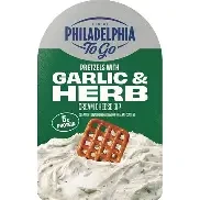 Philadelphia Garlic & Herb To-Go With Pretzels