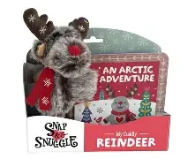An Arctic Adventure Book and Stuffed Reindeer