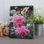 Hummingbird & Dahlia Light Up Picture (glow Decor)