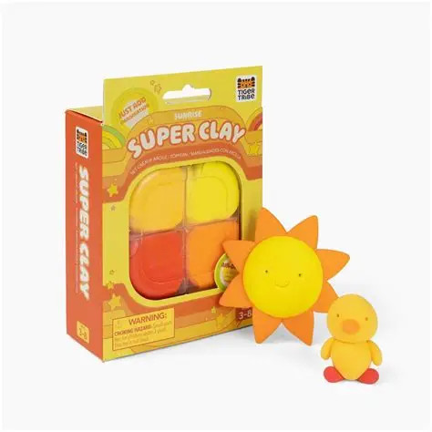 Sunrise Super Clay 4 Shades of Yellow and Oranges