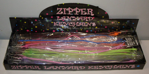 NV-1494KC - Zipper Necklace w/ Keychain (24pc)