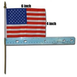 NV-632B - 4" x 6" US Flag (12pcs)