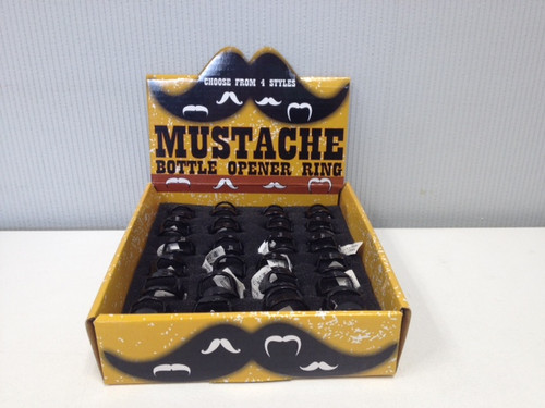 NV-1437MU - Mustache Bottle Ring (24pc)