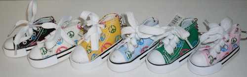 KC-184 - Retro Peace Sign Sneaker K/C (24pcs)