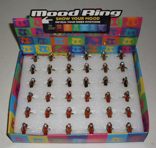 NV-1182SAS - Mood Ring - Sandal w/ Stones (36pc)