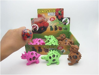 NV-1880NDNRM - Dinosaur Bead Ball Rainbow (12pc)