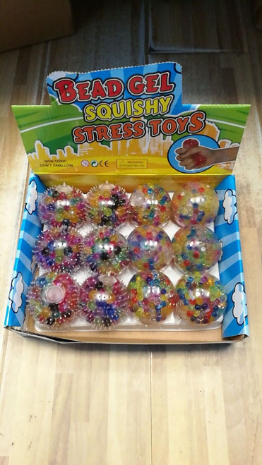 NV-1880SSR - Bead Gel Squishy Stress Toys (12pc)