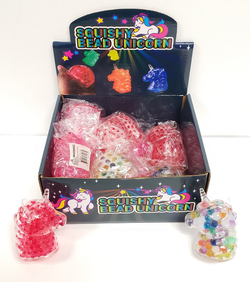 NV-1880UNH - Squishy Bead Unicorn (12pc)