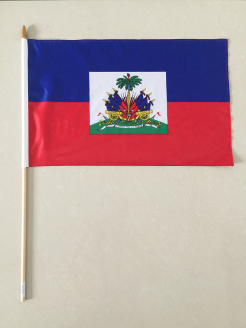 NV-1343HT Haiti Flag - 12" x 18" (12pc)