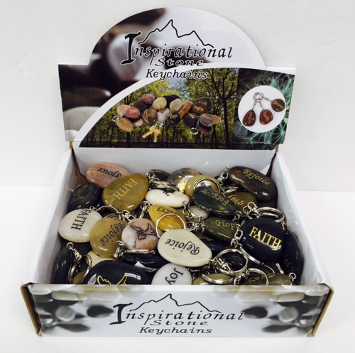NV-1475RKC Religious Keychain Stones (72pc)
