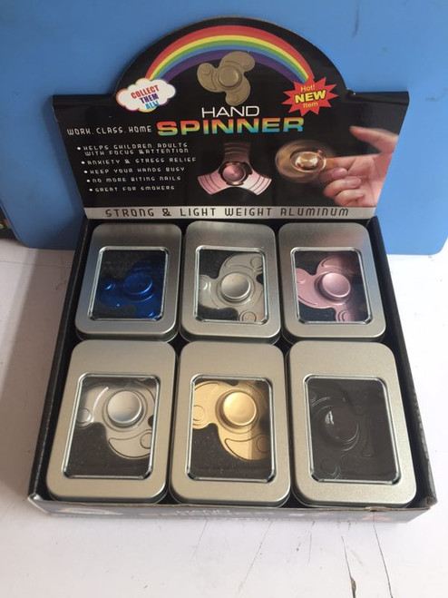 NV-1598C Metal Fidget Spinners (24pc)
