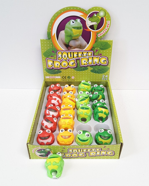 NV-1919 Squeeze Frog Ring (24pc)