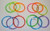 BA-324HS - Neon Flowing Glitter Bracelet - Hearts & Stars (12pcs)