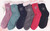 SK-32258-1 - Heavy Sherpa Lined Sparkle Snowflake Kozeez Socks with Anti-Slip