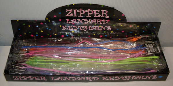 NV-1494KC - Zipper Necklace w/ Keychain (24pc)