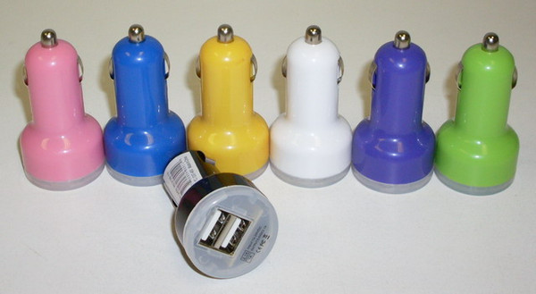 NV-1449D - USB Car Charger - Dual (24pc)