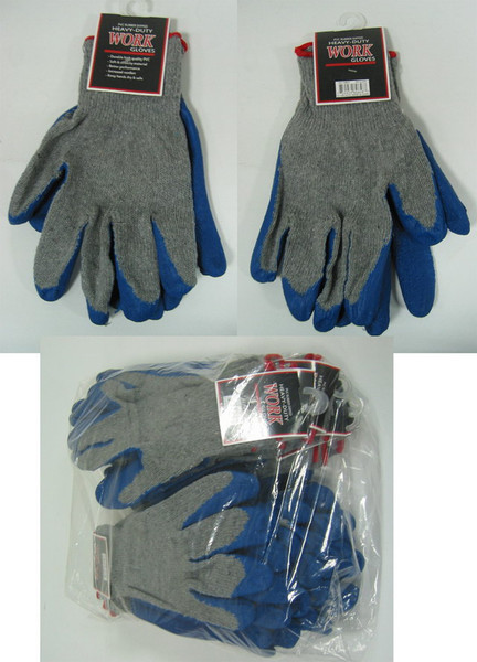 NV-1365Y - Work Gloves - Gray - Thick (12pc)