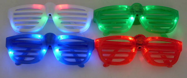 NV-1403LC - Flashing Slotted Glasses (12pc)