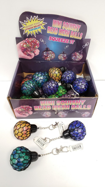NV-1880NTTKC - Mini Squishy Bead Mesh Balls (24pc)
