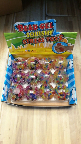NV-1880SSR - Bead Gel Squishy Stress Toys (12pc)