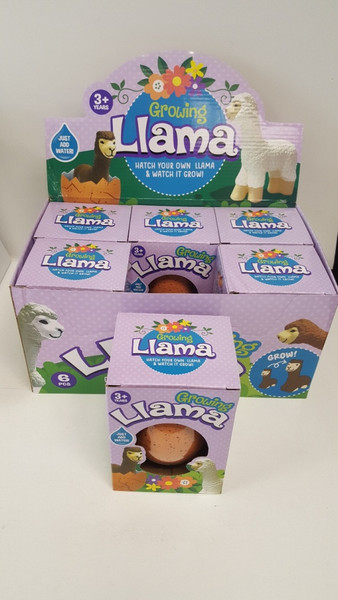 NV-1911JBX - Jumbo Growing Llama Egg Boxed (6pc)