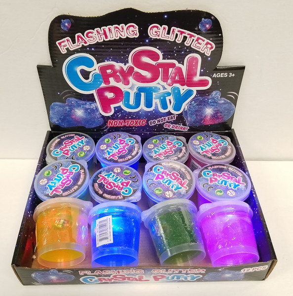 NV-1004LCG Crystal Glitter Putty (12pc)