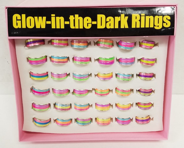 NV-1183 Glow in the Dark Rings (36pc)