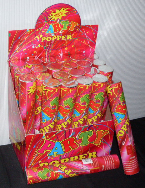NV-1363A Small Party Poppers (24pc)