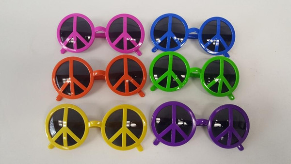 NV-1405PC Peace Sign Glasses (12pc)