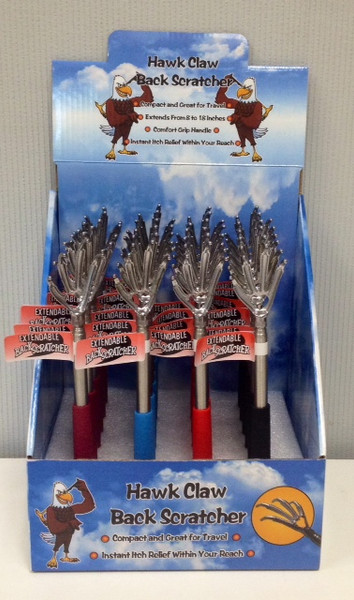 NV-1436HC Hawk Claw Back Scratcher (24pc)