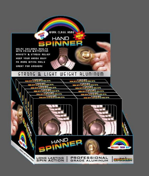 NV-1598G Metal Galactic Fidget Spinners (24pc)