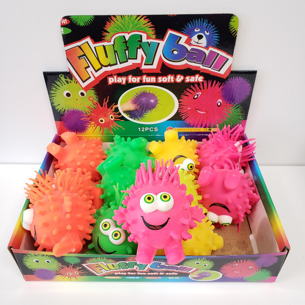 NV-1628 Little Puffer Dude with Hair and Bug Eyes (12pc)