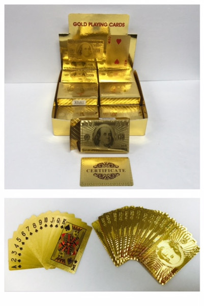 NV-1888 Gold Playing Cards (12pc)