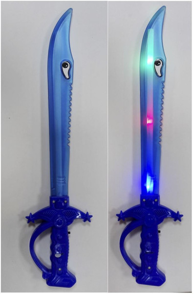 NV-2575  Light Up Shark Sword (12pc)