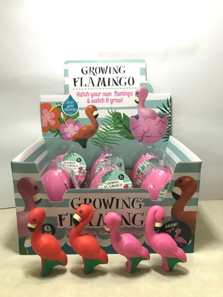 NV-1458JCL Jumbo Growing Flamingo Egg (6pc)
