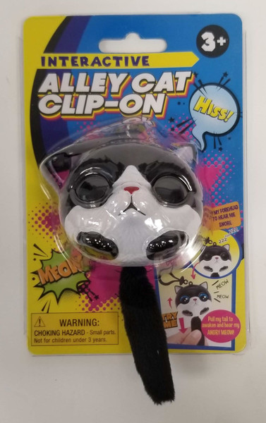 1393 - Alley Cat Clip-On Key Clip
