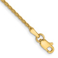14K Yellow Gold 1.5 mm Parisian Wheat Chain Anklet Bracelet - Length 9'' inches - (C63-966)