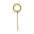 14K Yellow Gold Small Polished Number 1 Charm Pendant - (A86-563)